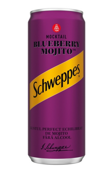 Schweppes Blueberry Mojito